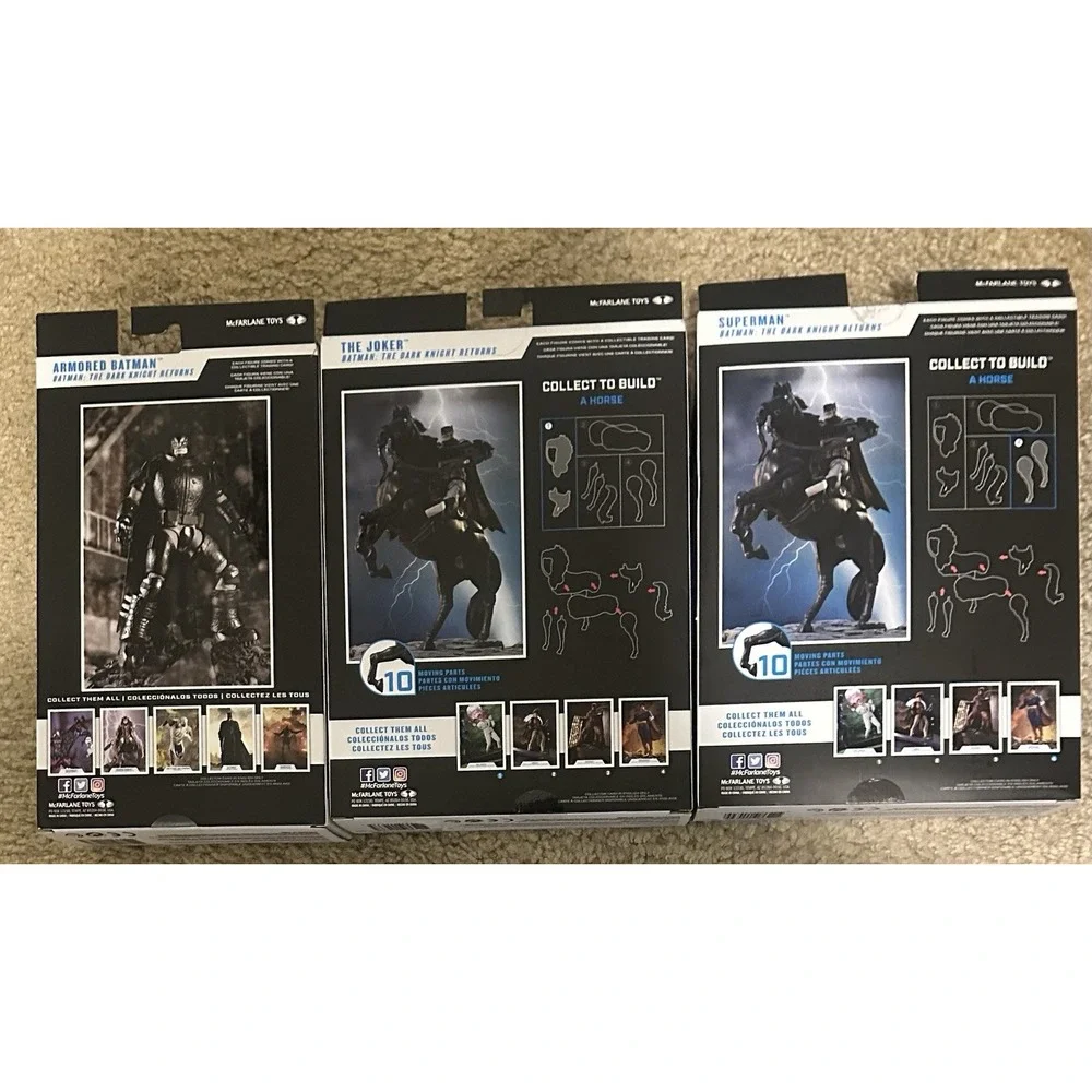 MCFARLANE DC MULTIVERSE BATMAN THE DARK KNIGHT RETURNS ACTION FIGURES SET OF 3